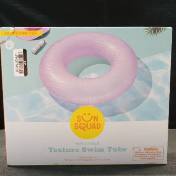 42" Ring Tube Textured Material - Sun Squad Pink: Inflatable Pool Float - NIB - Picture 4 of 4